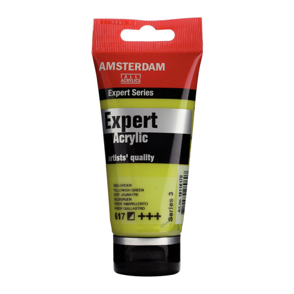 photo-Tube de peinture acrylique - Vert Jaunâtre 617 - Expert Acrylic - Amsterdam