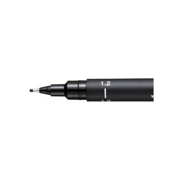 Feutre de dessin uni pin - 1.2 mm - Noir - Uni-ball