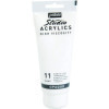 Lot 3 tubes de peinture acrylique - Blanc de Titane et Noir de Mars - Pébéo - 3x100ml