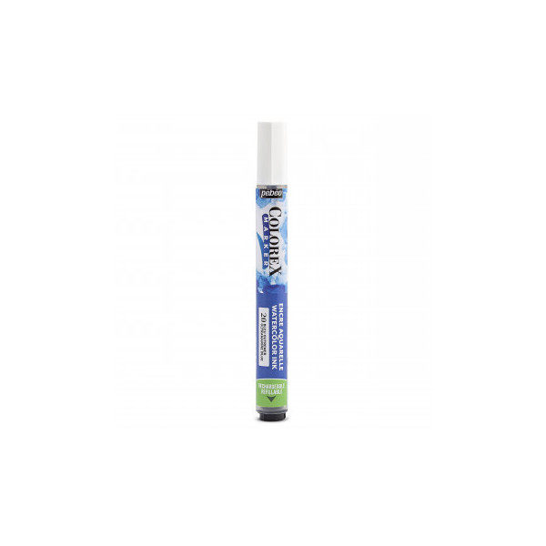 photo-Marqueur - Encre aquarelle - Rechargeable - Pébéo - Colorex - Bleu Outremer