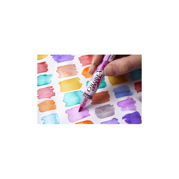 Marqueur - Encre aquarelle - Rechargeable - Pébéo - Colorex - Bleu Outremer