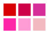 6 feutres - Pointe pinceau - Staedtler - Pigment Arts Pen - Assortis rouge et rose