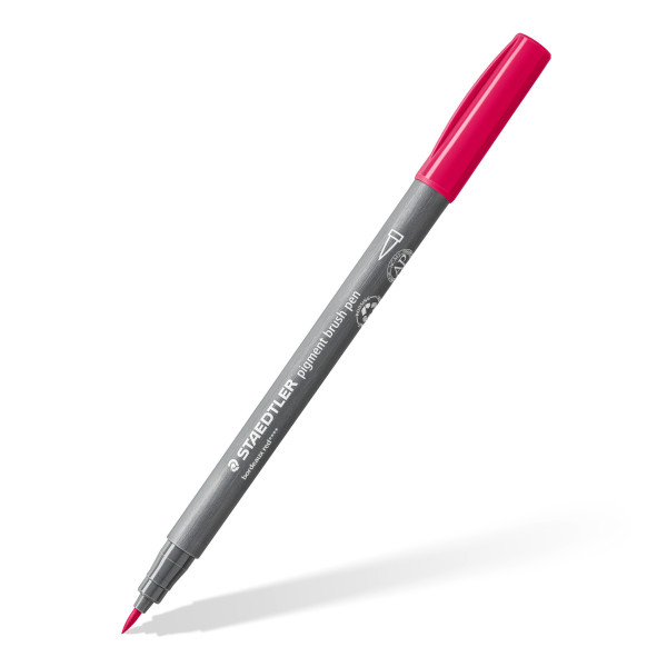 24 feutres - Pointe pinceau - Staedtler - Pigment Arts Pen - Couleurs basiques