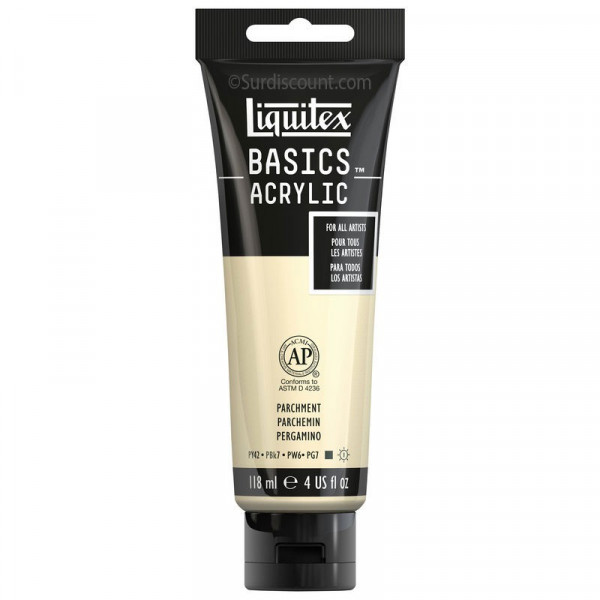 Peinture Acrylique en tube - parchemin - Liquitex Basics pas cher