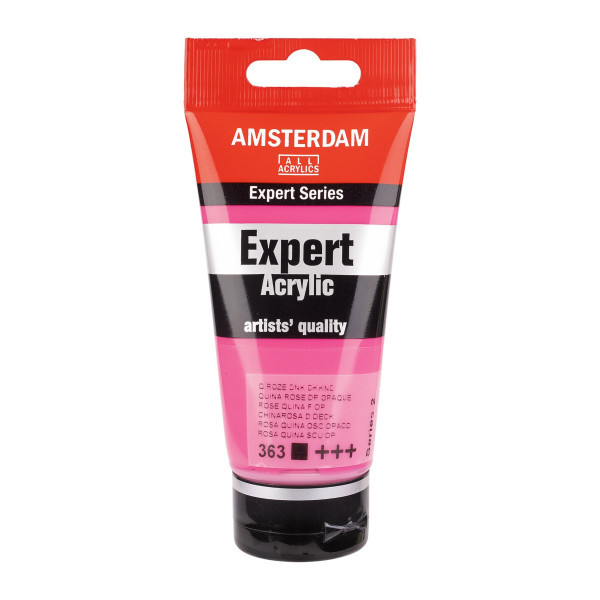 photo-Tube de peinture acrylique - Rose Quina foncé opaque 363  - Expert Acrylic - Amsterdam