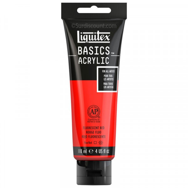 LIQUITEX ACRYLIQUE ROUGE FLUO 118 ml