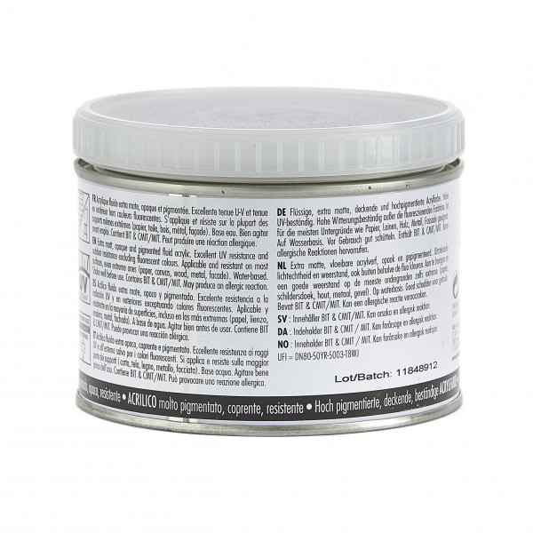 Peinture acrylique - Extra mate - Noir Ivoire - Pébéo - Mat Pub - 500ml