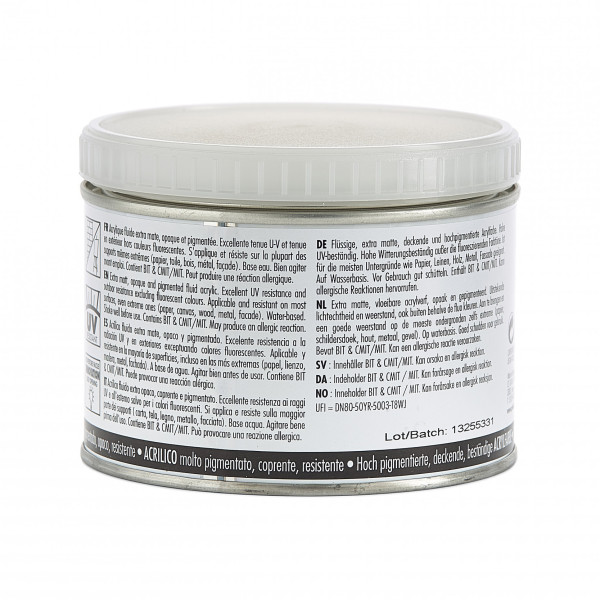 Peinture acrylique - Extra mate - Blanc permanent - Pébéo - Mat Pub - 500ml