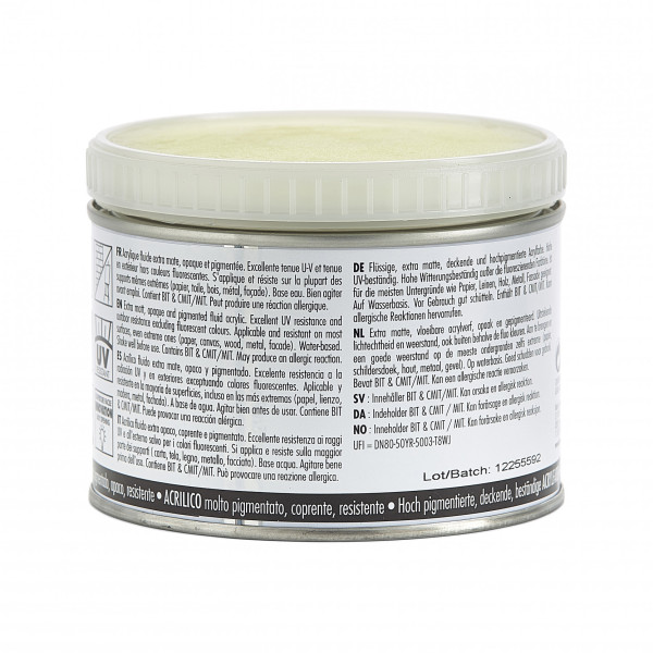 Peinture acrylique - Extra mate - Jaune fluo - Pébéo - Mat Pub - 500ml
