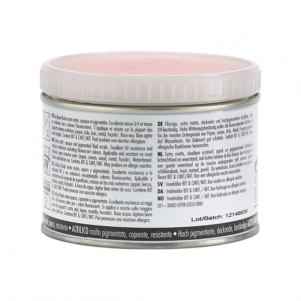 Peinture acrylique - Extra mate - Orange fluo - Pébéo - Mat Pub - 500ml