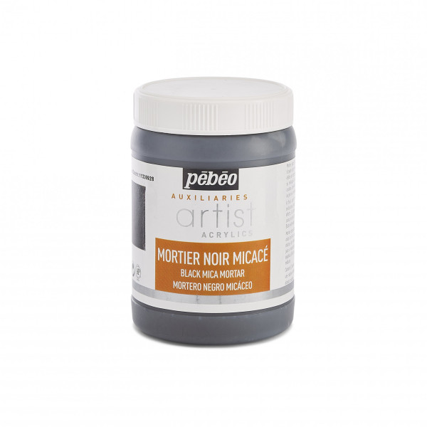 photo-Mortier - Noir - Peinture acrylique - Effet métallisé - Pébéo - 250ml