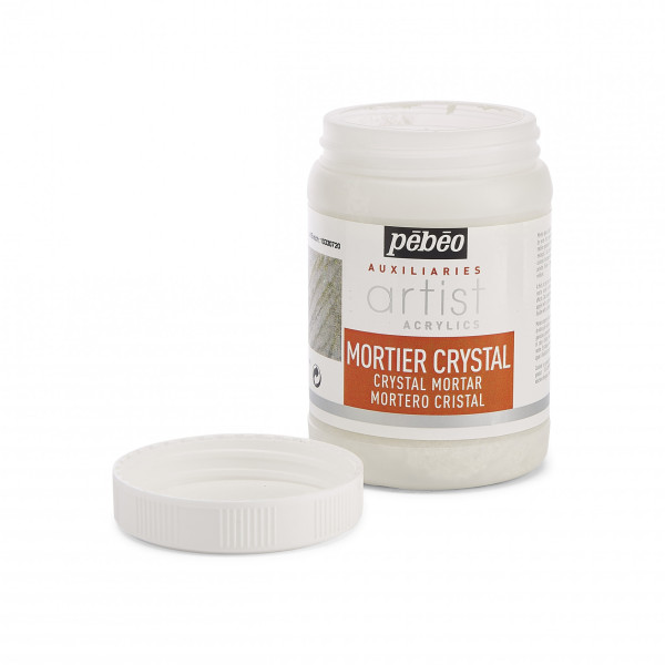 Mortier crystal - Peinture acrylique - Mate - Effets transparents granuleux - Pébéo - 250ml