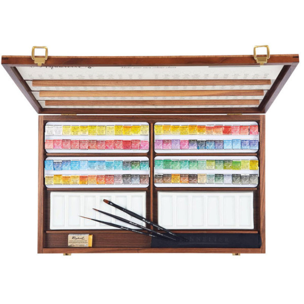 Peinture aquarelle - Sennelier - L'Aquarelle - Coffret prestige - 96 couleurs