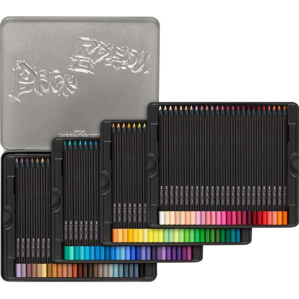 Crayons de couleurs - Coloriage - Faber-Castell - Black Edition - Boite 100 couleurs