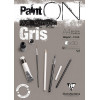 Bloc Paint On Gris Encolle - A4 - 30 Feuilles - Clairefontaine pas cher