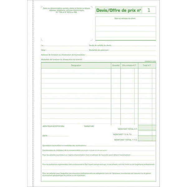 Acheter Manifold Devis Et Offre De Prix - 29,7X21Cm - Exacompta - 13146E