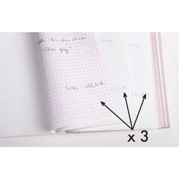 Triple exemplaire facturier A4