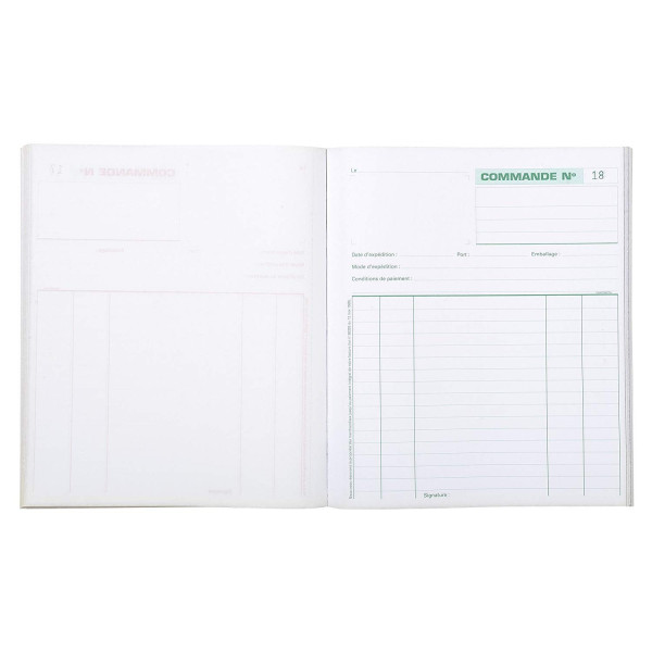 Manifold - Carnet De Bon De Commande - 21X18 Cm Dupli - Exacompta - 13104E | à seulement 4,99 €