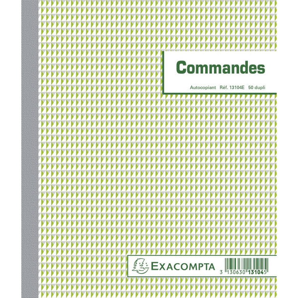 Manifold - Carnet De Bon De Commande - 21X18 Cm Dupli - Exacompta - 13104E pas cher