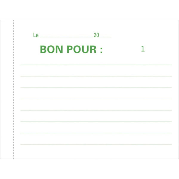 Manifold - Bon pour - 10,5x13,5cm - Exacompta - 13150E - | à seulement 1,99 €