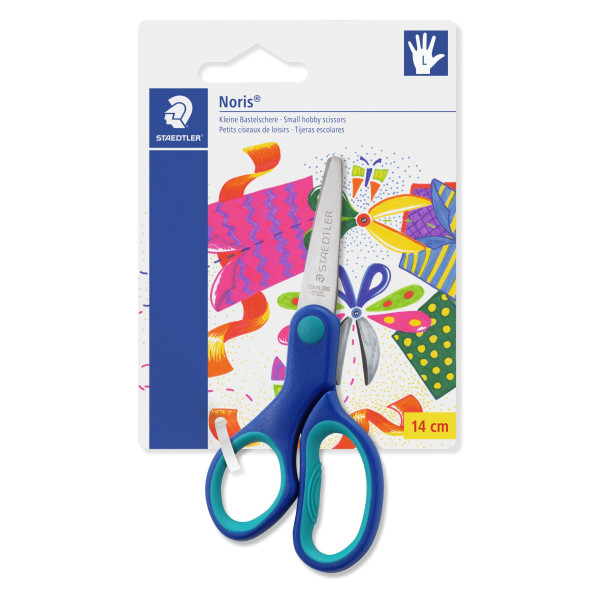 1 Paire De Ciseaux À Lame 14Cm Pour Gaucher - Staedtler - pas cher
