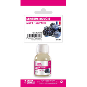 photo-Parfum - Pour bougie à faire soi même - Senteur mûre/myrtille - 27ml
