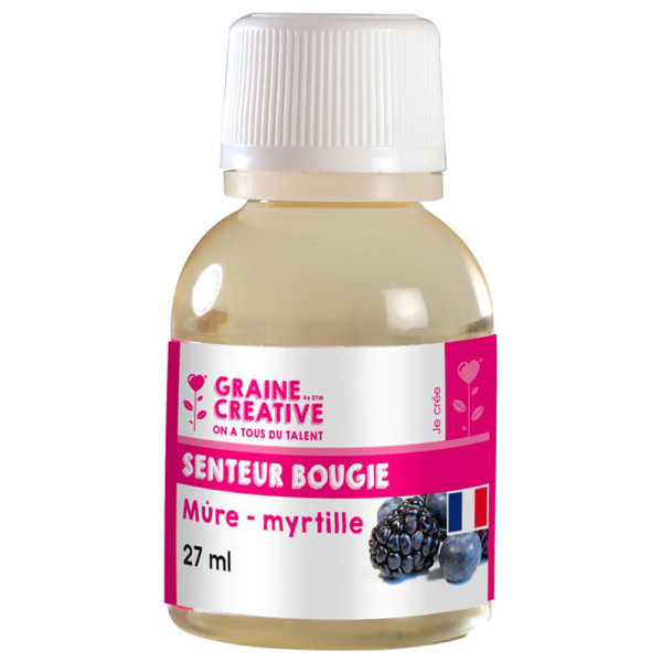 Parfum - Pour bougie à faire soi même - Senteur mûre/myrtille - 27ml