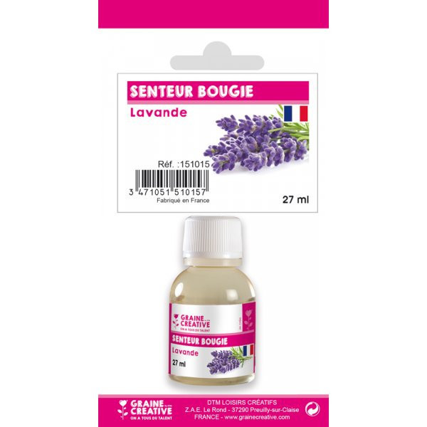 photo-Parfum - Pour bougie à faire soi même - Senteur lavande - 27ml