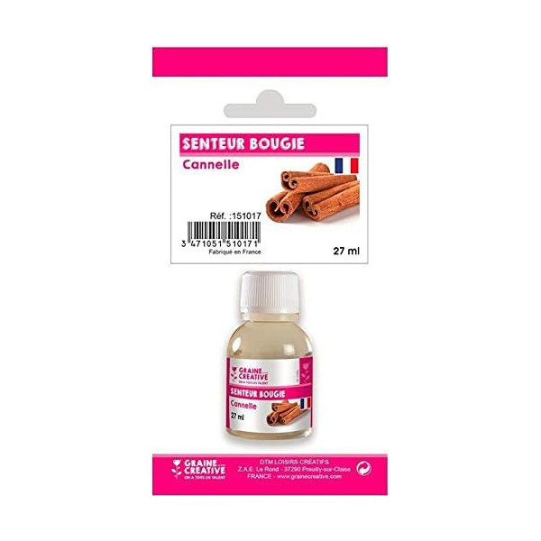 photo-Parfum - Pour bougie à faire soi même - Senteur cannelle - 27ml