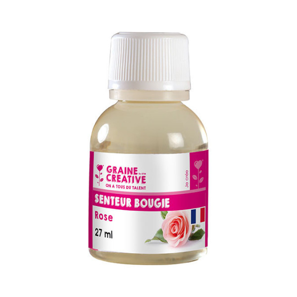 Parfum - Pour bougie à faire soi même - Senteur rose - 27ml