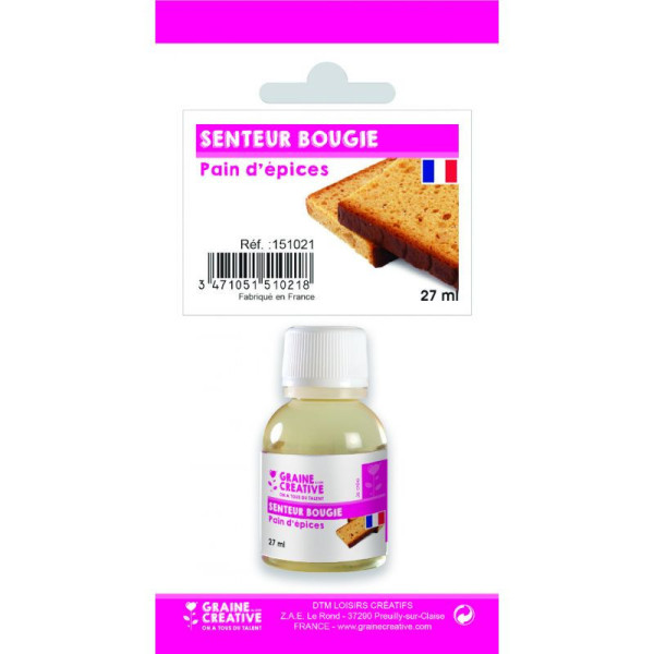 photo-Parfum - Pour bougie à faire soi même - Senteur pain d'épices - 27ml