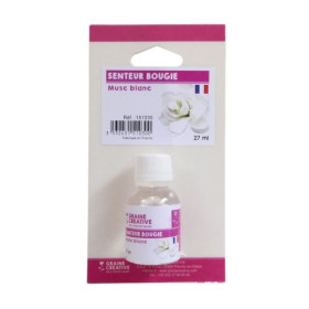 photo-Parfum - Pour bougie à faire soi même - Senteur musc blanc - 27ml