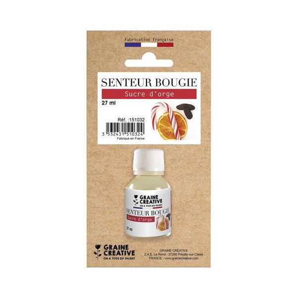 photo-Parfum - Pour bougie à faire soi même - Senteur sucre d'orge - 27ml