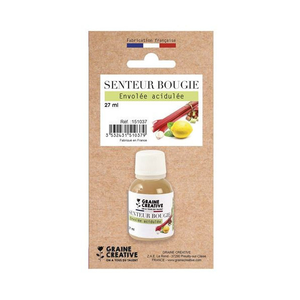 photo-Parfum - Pour bougie à faire soi même - Senteur envolée acidulée - 27ml