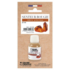 photo-Parfum - Pour bougie à faire soi même - Senteur ambre précieux - 27ml