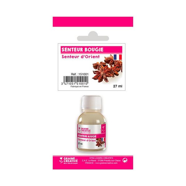 photo-Parfum - Pour bougie à faire soi même - Senteur d'Orient  - 27ml