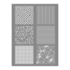Pochoir - Motifs géométriques - Pour pâte FIMO polymère - Réutilisable - Graine créative