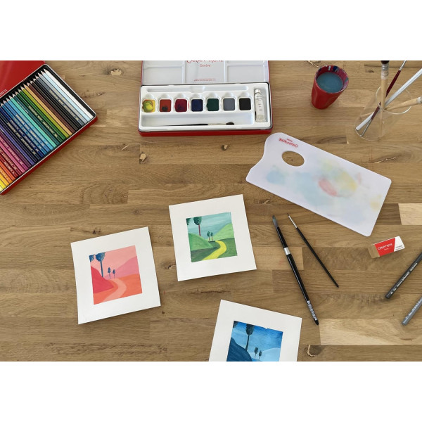 Coffret - Caran d'Ache - Creative box - Crayons, feutres et cours en ligne