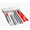 Coffret - Caran d'Ache - Porte-mine HB - 5 feutres Fibralo - Gomme - Creative Nomad Set