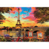Puzzle - 3000 pièces - Coucher de soleil sur Paris - 120x85cm - Educa