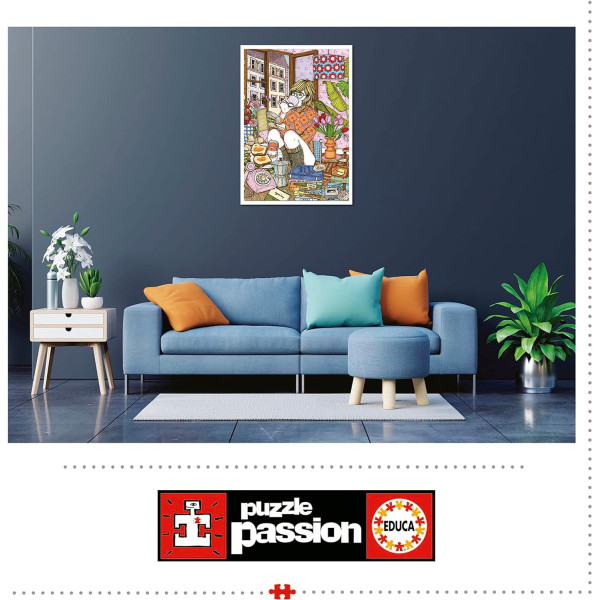 Puzzle - 1000 pièces - Un temps pour soi - 48x68cm - Educa