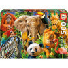 photo-Puzzle - 500 pièces - Les animaux sauvages - 48x34cm - Educa