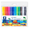 photo-12 feutres de coloriage - Pour enfant - Pointe large - Assortis - Staedtler