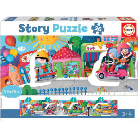 photo-Puzzle - 26 pièces - Enfant - Dès 3 ans - Les voitures de la ville - Educa