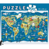 Puzzle - 200 pièces - Carte du monde - 40x28cm - Enfant - Educa