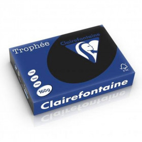 250 Feuilles A4 - 160G - Noir - Trophée Clairefontaire- 1001C | Surdiscount