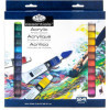 photo-Peinture acrylique - Etude et fine - 24 tubes de 21 ml - Royal Langnickel