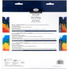 Peinture acrylique - Etude et fine - 24 tubes de 21 ml - Royal Langnickel