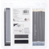 Crayons graphite, fusains et accessoires - 21 pièces - Royal & Langnickel