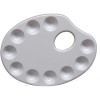 photo-Palette - Ovale - 10 godets - Plastique - Tous types de peinture - Royal & Langnickel